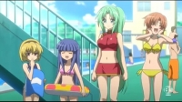 4 lány - 4 különböző reakció arra a tényre, hogy meg kell szabadítani Keiichit a fürdőgatyájától