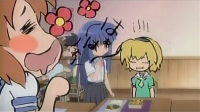 Satoko utálja a sütőtököt, de Rika-chan anyáskodó módon megetette vele. Rena a látványtól totál OMOCHIKAERI módba ment át. :)