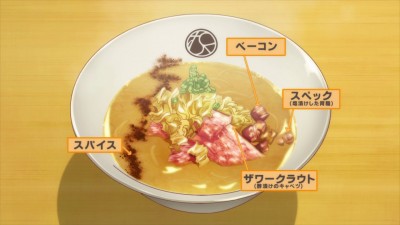 Mivel németekkel volt dolga és Hannah úgyis megette az előző leves felét, ezért Koizumi-san elfogyaszott egy Sauerkraut ráment is.
